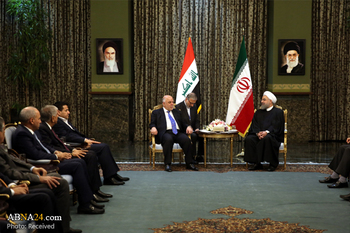 صدر حسن روحانی سے عراقی وزیر اعظم کی ملاقات
