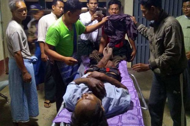မိုးေကာင္းတြင္ မိုင္းေပါက္ကြဲမႈေၾကာင့္ အမ်ဳိးသား ၂ ဦး ဒဏ္ရာရ