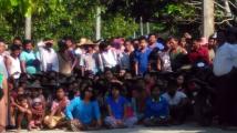 ေျမပုံၿမိဳ႕ ဘဂၤါလီဒုကၡသည္စခန္းကုိ လာေရာက္သည့္ RI အဖြဲ႔ တားဆီးခံရ