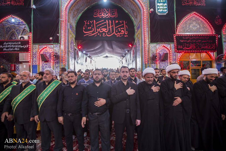 تقرير مصور/ خدمة العتبتين المقدستين يقيمون مجلس عزاء بمناسبة استشهاد الامام الحسن (ع)
