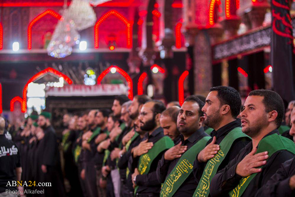 Fotos: Trauerfeier der Diener der Schreine in Karbala für Imam Hassan Mojtaba