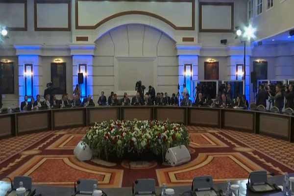 شام میں قیام امن کے سلسلے میں آستانہ میں مذاکرات کا ساتواں مرحلہ شروع