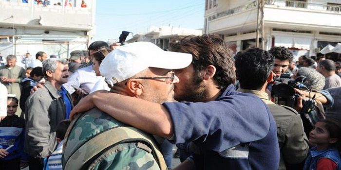 19 abducted civilians from Idleb freed, Army secures return of 26 kidnapped civilians from al-Qaryatain / Pics