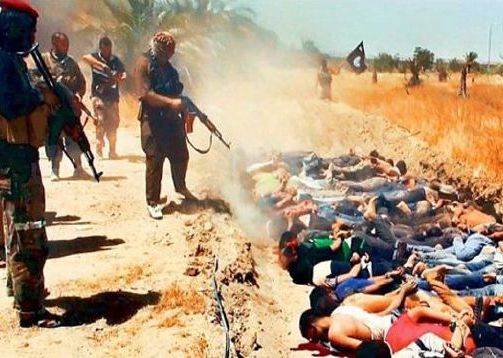 الوفد الأجنبي المشارك باعمال مؤتمر الحوار العالمي حول الإرهاب يزور موقع مجزرة سبايكر