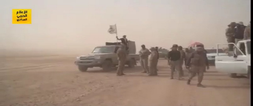Kum tufanı bile Haşdi Şabi’nin ilerleyişini durduramadı/Video