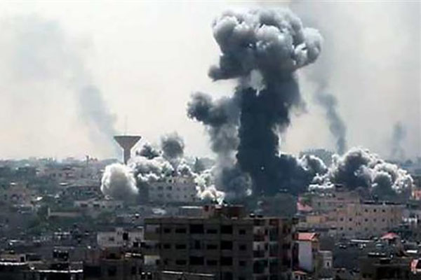 パレスチナ・ガザ地区に対するシオニスト政権軍の空爆で、パレスチナ人８人が殉教