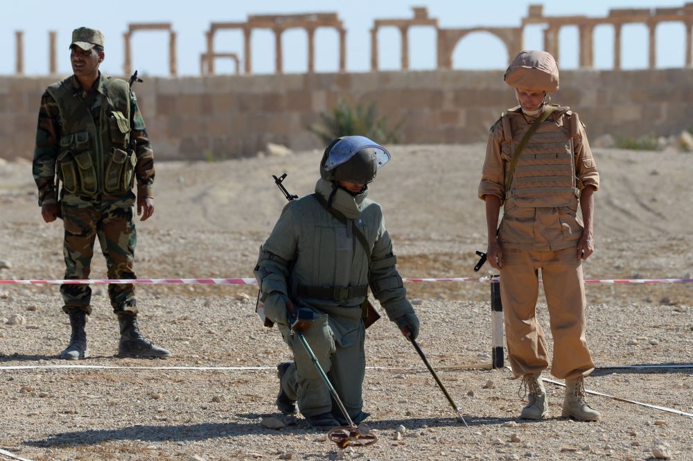 الجيش السوري يعثر على ألغام إيطالية مضادة للأفراد بحلب