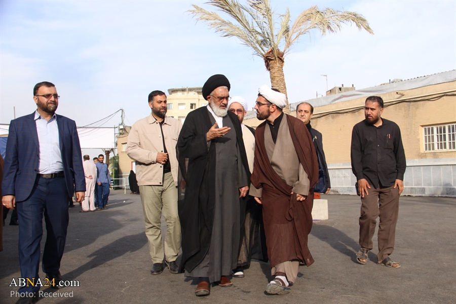 تقرير مصور/ زيارة امام جمعة قم المقدسة لمحطة الأربعين المركزية