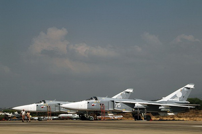 Russian long-range bombers target ISIS sites in Syria's al-Bokamal city