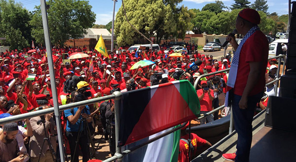 Hezbollah flags fly in South African anti-Israeli march 
