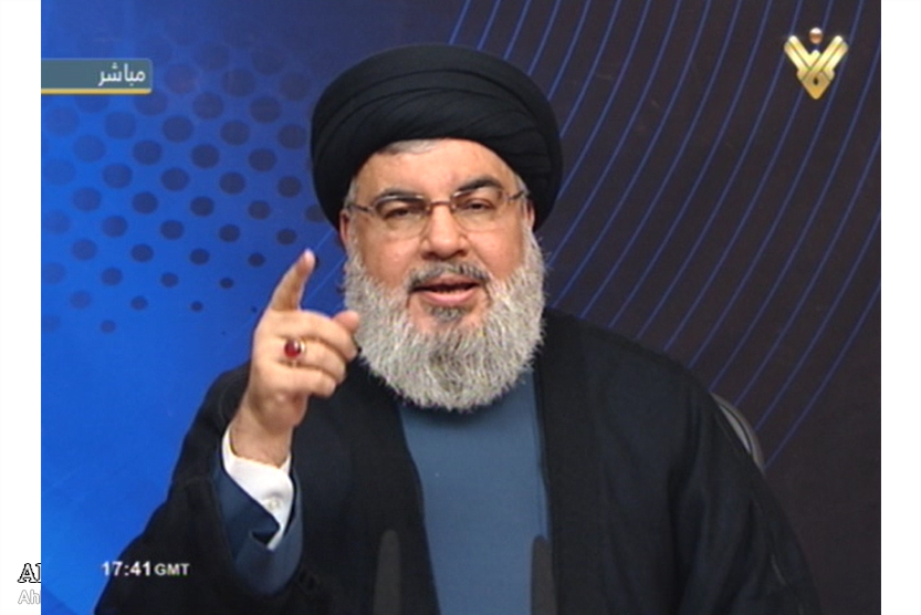 قائد المقاومة الاسلامية يلقي كلمة مساء اليوم الأحد حول استقالة الحريري