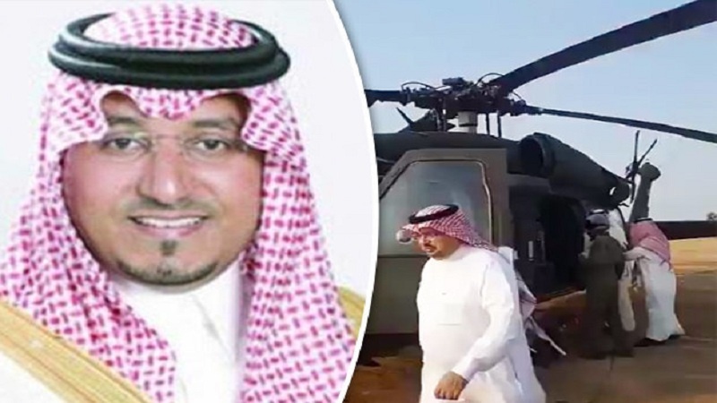 یمنی سرحد کے قریب ہیلی کاپٹر کے حادثے میں  سعودی شہزادہ سمیت 8 افراد ہلاک