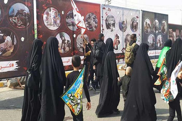 Saudi crimes on display in Arbaeen march