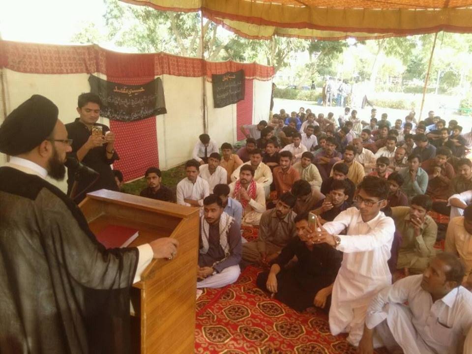 اصغریہ اسٹوڈنٹس آرگنائیزیشن پاکستان کی جانب سے سندھ یونیورسٹی جامشورو میں 48 واں یوم حسین(ع) کا انعقاد