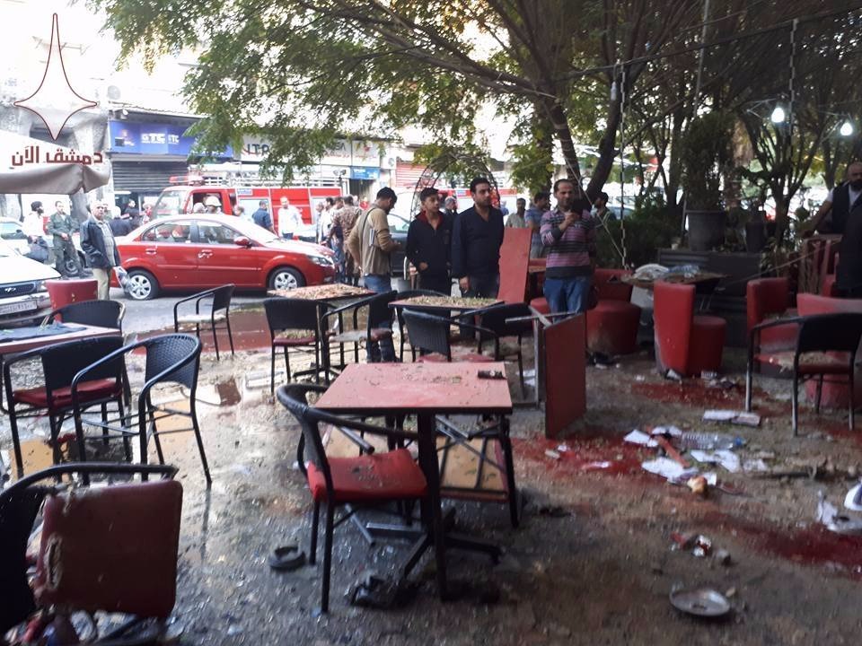 Scores of civilians killed after terrorists attack restaurant in Damascus / Video
