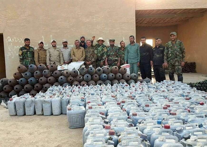 الحشد الشعبي يفكك 20 منزلا مفخخا ومحطة كهرباء القائم