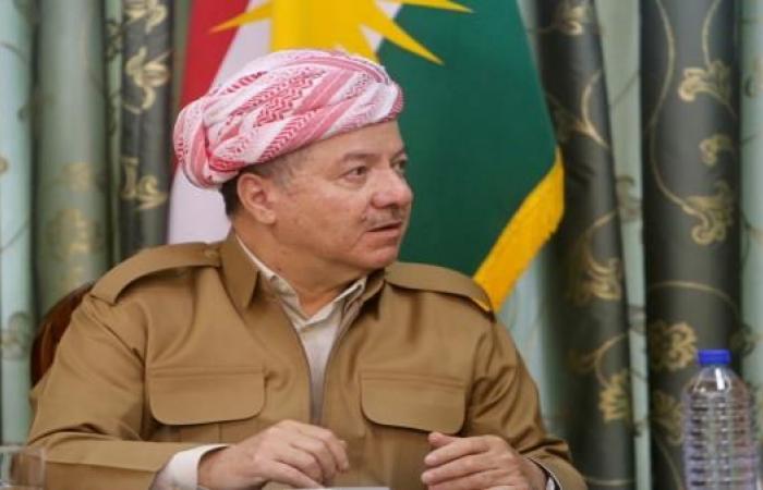 بارزاني يدافع عن استفتاء الانفصال ويقول انه ضمن مستقبل الشعب الكردي