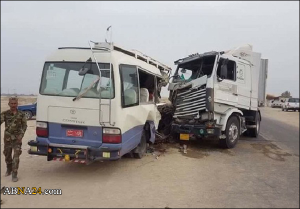 اصابة 15 من الزوار الايرانيين بحادث سير في ميسان جنوبي العراق