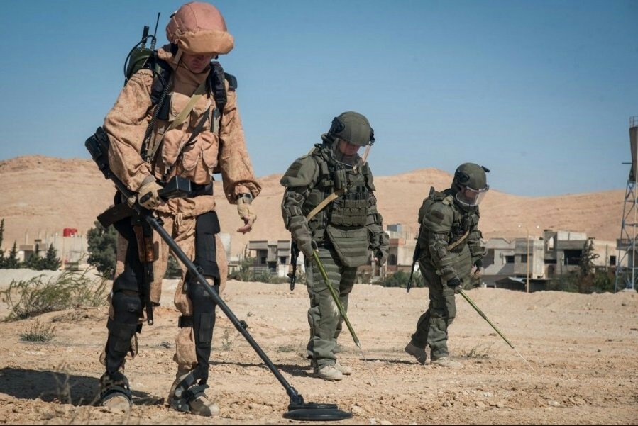 Russian experts demining IEDs left by ISIS in Syria's al-Bokamal: DM Sergey Shoigu