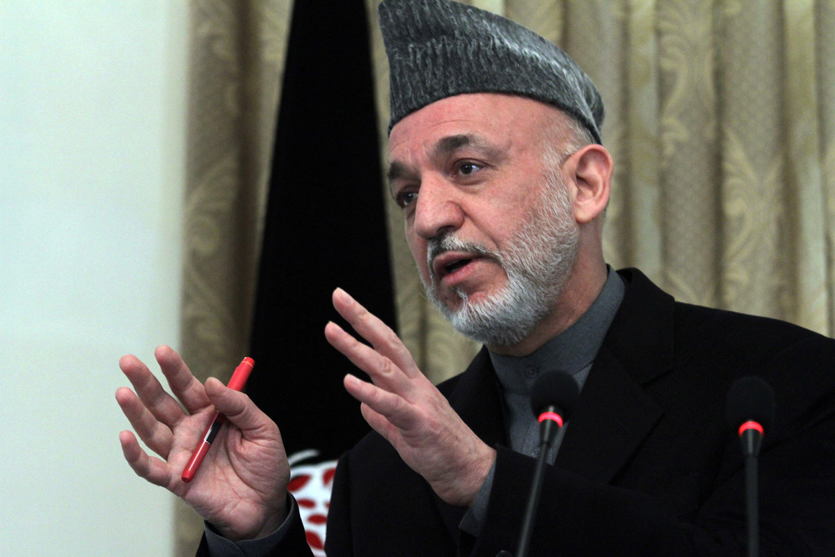 Hamid Karzai: US  working with ISIS in Afghanistan