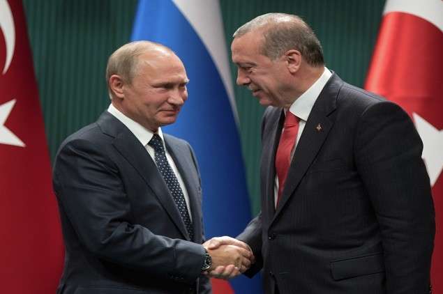 أردوغان يعلن انه سيبحث حول عفرين السورية مع روسيا
