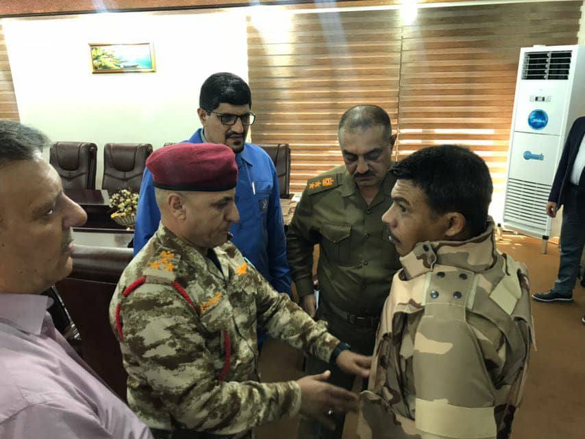 وزارة الصناعة والمعادن تصنع درعا واقيا من الرصاص للجيش العراقي