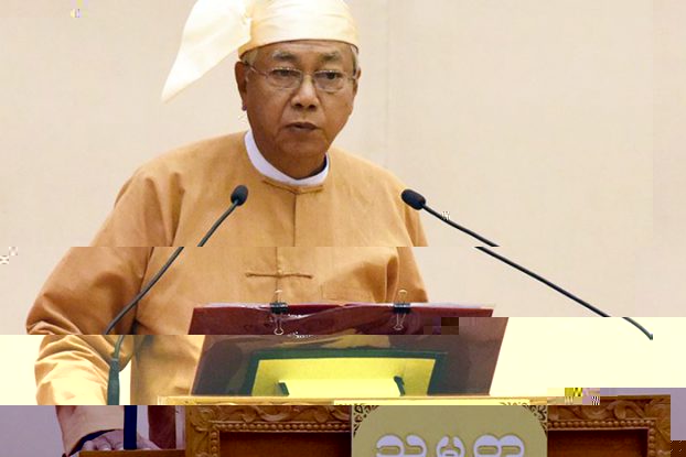မႀကံဳစဘူး စည္းလံုးညီညြတ္မႈနွင့္အတူ တိုင္းျပည္ဖြံ႔ၿဖိဳးေရးလမ္းမွန္ေပၚ ေရာက္ေနဟု သမၼတေျပာ