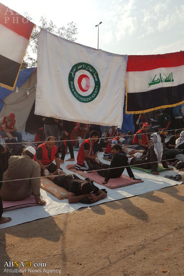 تقرير مصور/ تقديم كافة الخدمات لزوار أربعينية الامام الحسين (ع) 