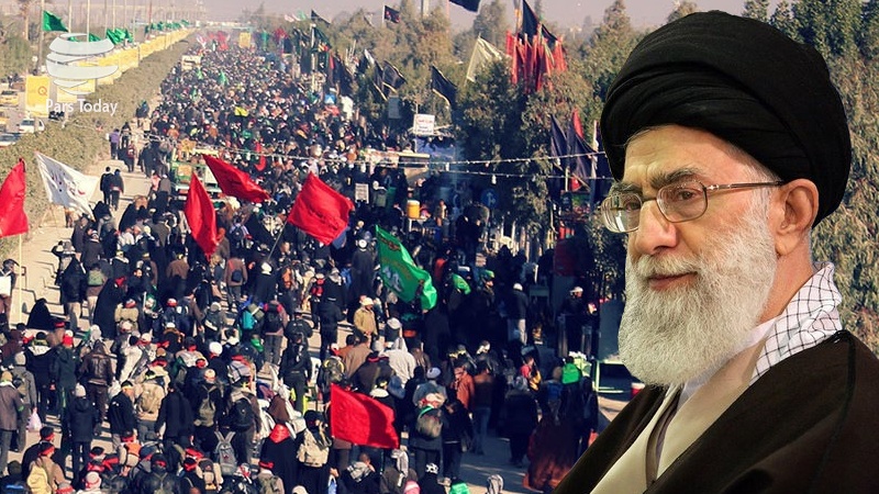 رہبر انقلاب اسلامی نے اربعین حسینی کے پرشکوہ اور حیرت انگیز مارچ کی قدردانی کی