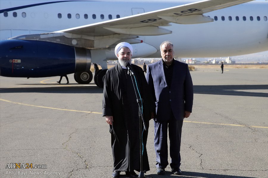 حسەن رووحانی سەردانی کرماشان دەکات