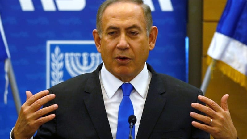 Netanyahu says to continue military operation in Syria