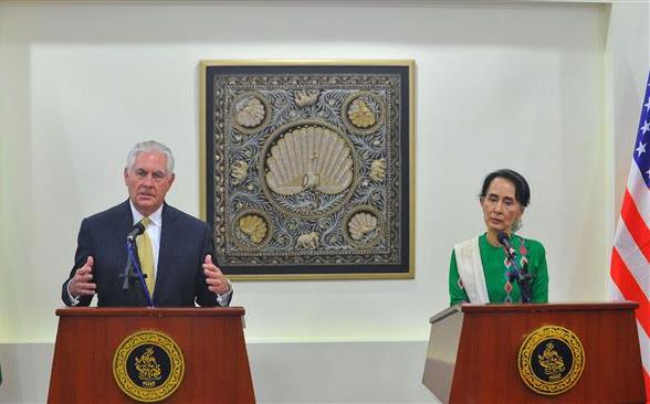 Tillerson expresses concerns about credible reports of violence against Rohingya Muslims