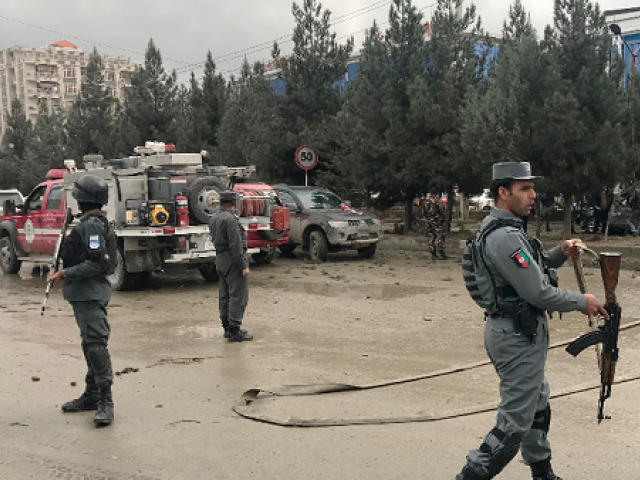 Nine killed as suicide attack targets political gathering in Kabul