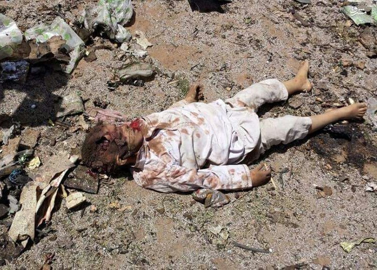 جريمة جديدة للعدوان السعودي في الجوف اليمنية.. استشهاد 8 أطفال و3 نساء