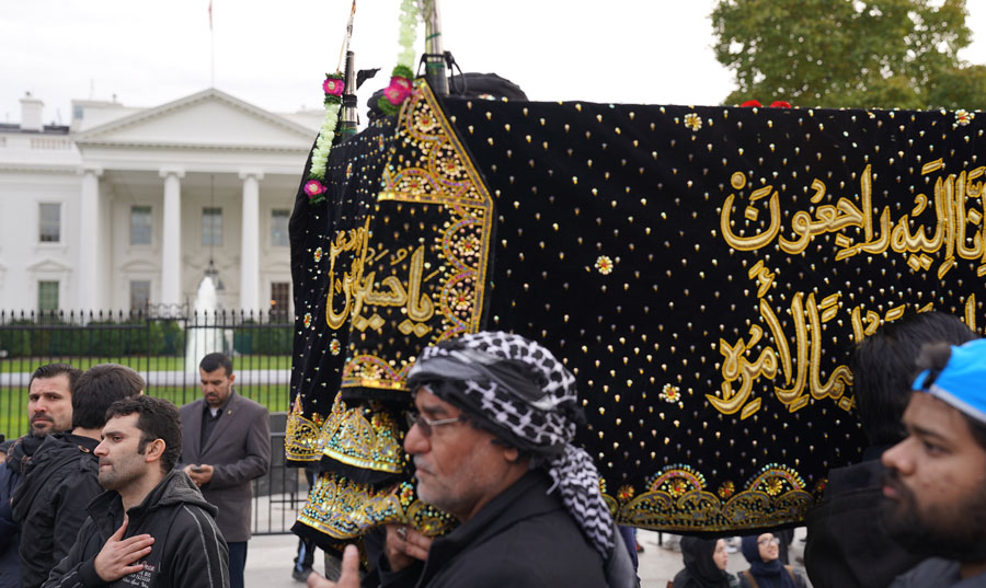 Arbaeen commemorated outside White House 