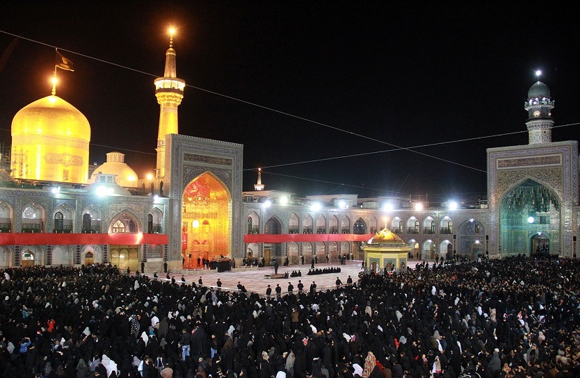 Sham-e Ghariban ritual of Imam Reza martyrdom held at Razavi Shrine