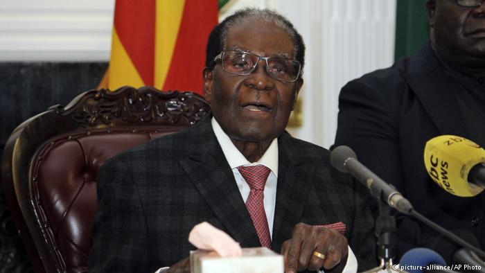 Hatimae Rais Robert Mugabe ajiuzulu