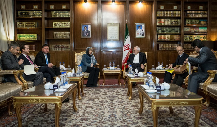 Iran's Zarif, EU’s Schmid discuss political developments