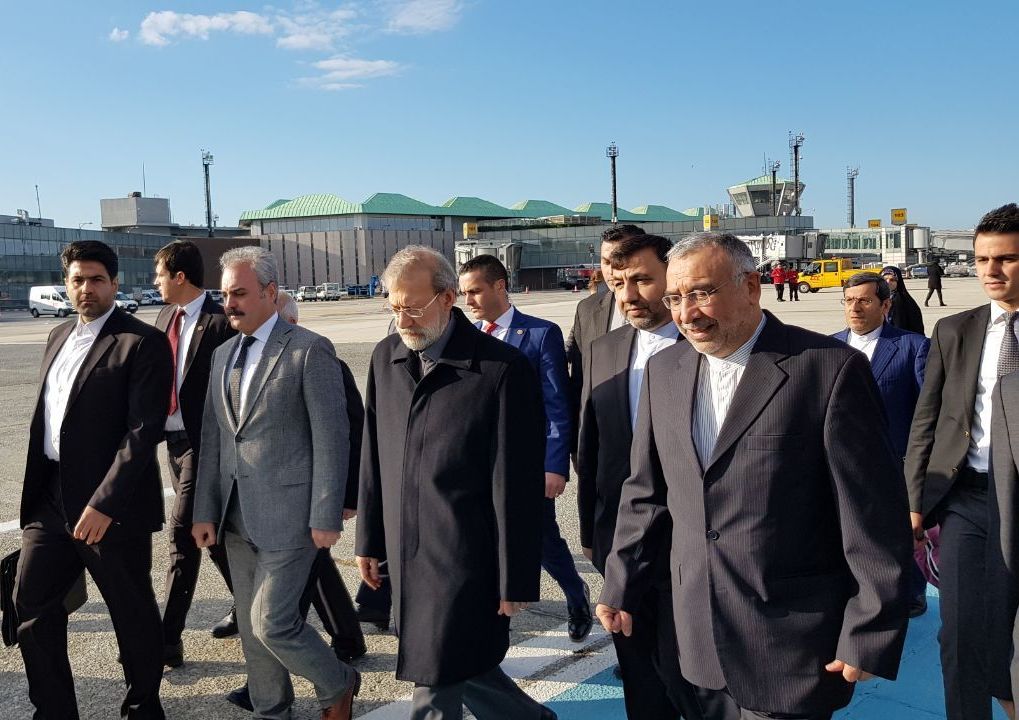ایرانی اسپیکر ترکی کے دورے پر استنبول پہنچ گئے ہیں