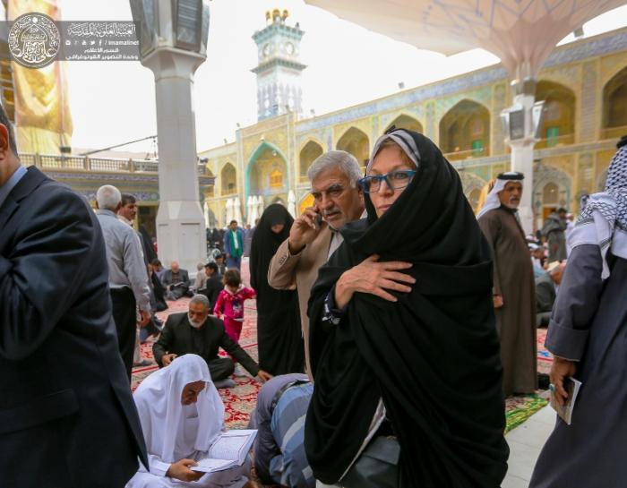 It is my Honor to visit Imam Ali's Holy Shrine: OHCHR official / Pics