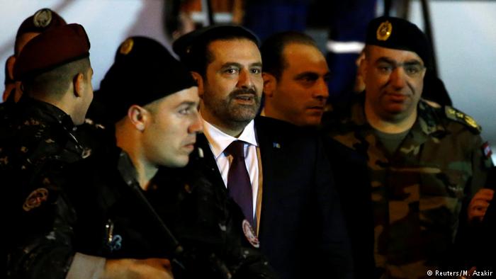 Hariri arrives back in Lebanon weeks after resignation
