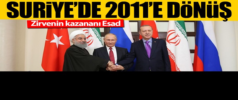 Esad kazandı! Suriye'de 2011'e dönüş  