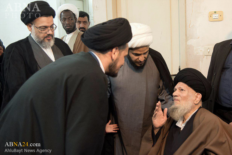 تقرير مصور / ممثل امين عام حركة النجباء يلتقي آية الله السيد كاظم الحائري في قم المقدسة