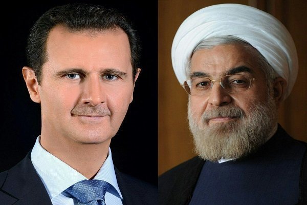 صدر حسن روحانی اور صدر بشار اسد کی ٹیلیفون پر گفتگو