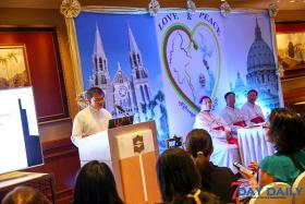  ပုပ္ရဟန္းမင္းႀကီးကို ႐ုိမန္ကက္သလစ္ဘာသာ၀င္မ်ားက ျပည္လမ္းႏွင့္ ဗုိလ္ခ်ဳပ္လမ္းတစ္ေလွ်ာက္ ႀကိဳဆုိႏႈတ္ဆက္မည္ ပုပ္ရဟန္းမင္းႀကီးႂကြခ်ီ