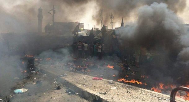 انتحاري يفجر نفسه بين المدنيين ويقتل ويصيب 9 أشخاص في بغداد