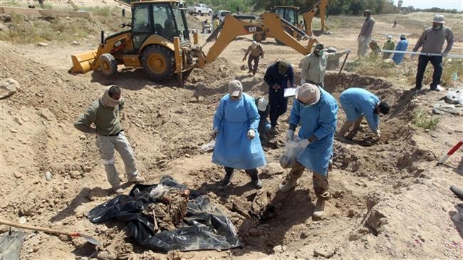 Iraqi forces unearth another Izadi mass grave in Nineveh