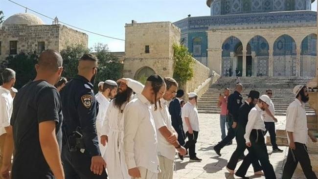 Puluhan Peneroka Israel Serbu Perkarangan Masjid al-Aqsa