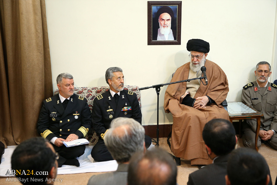 Líder exorta o progresso rápido do poder naval do Irã