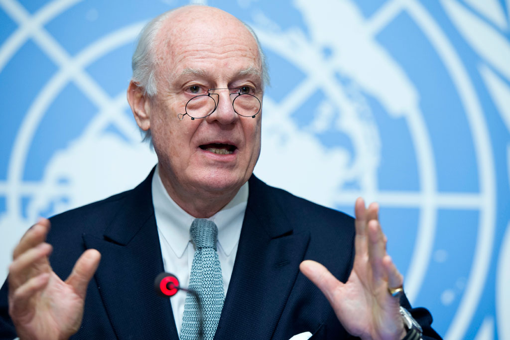 Intra-Syrian talks should be held without preconditions: De Mistura